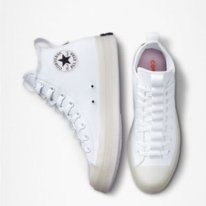 NWT Converse All Star CX Explore White with clear sole